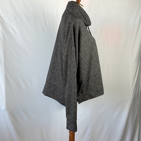 Mondetta Quality Brown Cropped Mock Turtleneck Sweatshirt w/Thumb Holes - XL - Picture 10 of 14